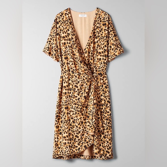 Babaton cheetah wrap dress - Picture 1 of 12